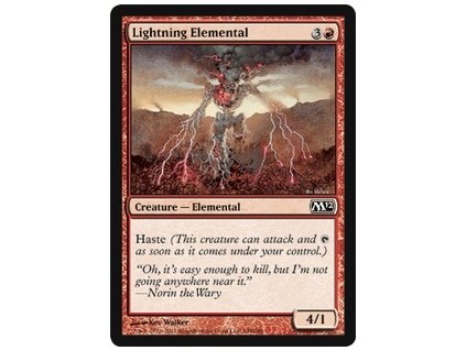 Lightning Elemental (Foil ANO, Stav Near Mint)
