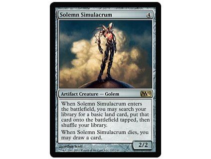 Solemn Simulacrum (Foil NE, Stav Light Played)