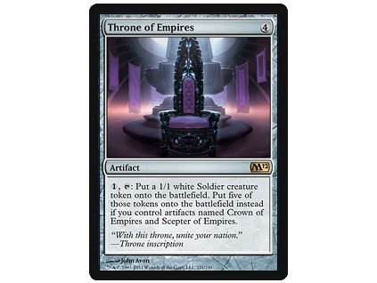 Throne of Empires (Foil NE, Stav Light Played)