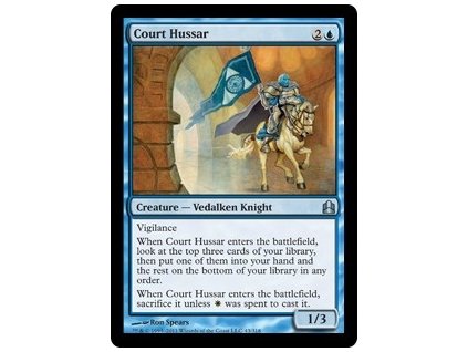 Court Hussar (Foil NE, Stav Near Mint)