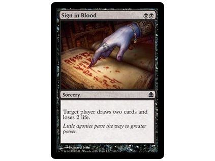 Sign in Blood