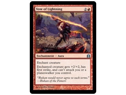 Vow of Lightning (Foil NE, Stav Near Mint)