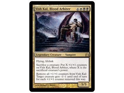 Vish Kal, Blood Arbiter (Foil NE, Stav Light Played)