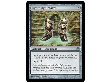 Lightning Greaves (Foil NE, Stav Near Mint)