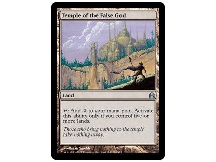 Temple of the False God