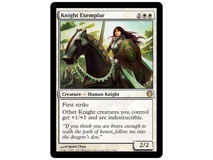 Knight Exemplar (Foil NE, Stav Light Played)