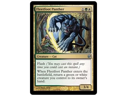 Fleetfoot Panther (Foil NE, Stav Near Mint)