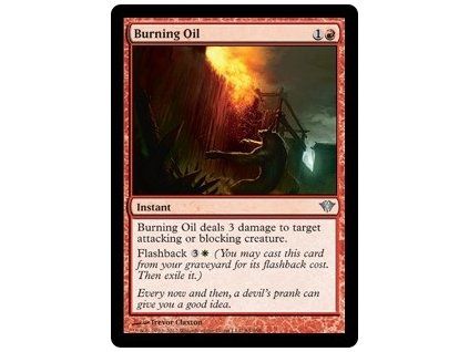 Burning Oil