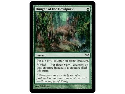 Hunger of the Howlpack (Foil NE, Stav Near Mint)