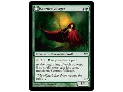 Scorned Villager // Moonscarred Werewolf