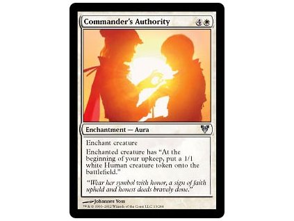 Commander's Authority (Foil NE, Stav Near Mint)