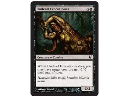 Undead Executioner (Foil NE, Stav Near Mint)