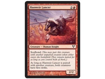 Hanweir Lancer (Foil NE, Stav Near Mint)