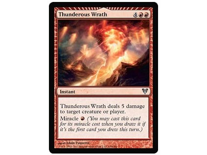 Thunderous Wrath (Foil NE, Stav Near Mint)