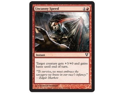 Uncanny Speed (Foil NE, Stav Near Mint)