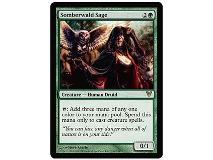 Somberwald Sage (Foil NE, Stav Light Played)