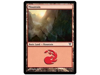 Mountain (Foil ANO, Stav Near Mint)