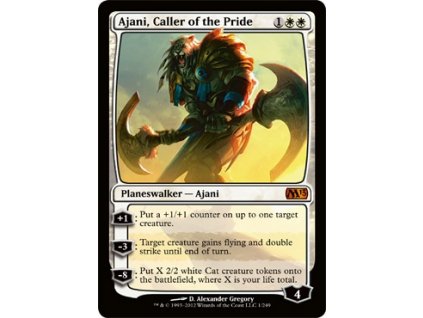 Ajani, Caller of the Pride (Foil NE, Stav Near Mint)