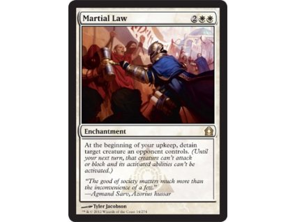 Martial Law (Foil NE, Stav Light Played)