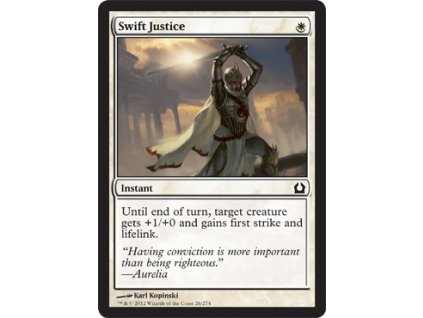 Swift Justice (Foil ANO, Stav Near Mint)