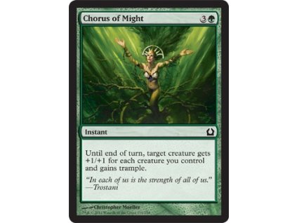 Chorus of Might (Foil ANO, Stav Near Mint)