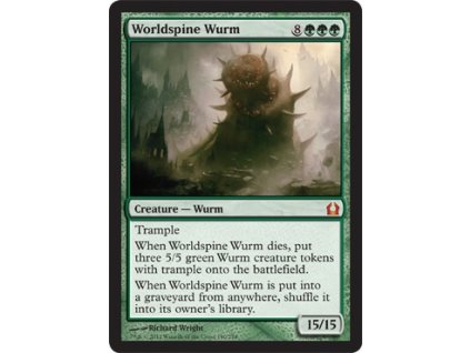 Worldspine Wurm (Foil NE, Stav Near Mint)