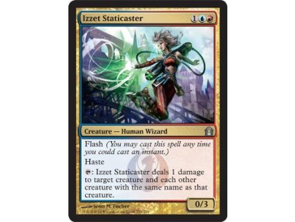 Izzet Staticaster (Foil NE, Stav Near Mint)
