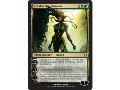 Vraska the Unseen (Foil NE, Stav Light Played)