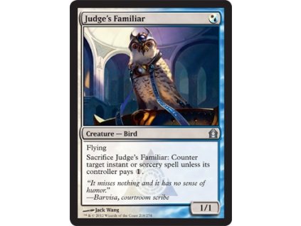 Judge's Familiar (Foil NE, Stav Near Mint)