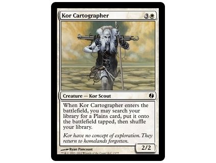 Kor Cartographer (Foil NE, Stav Near Mint)