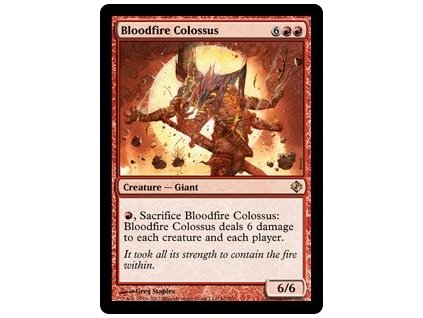 Bloodfire Colossus (Foil NE, Stav Near Mint)
