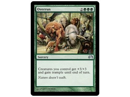 Overrun (Foil NE, Stav Near Mint)