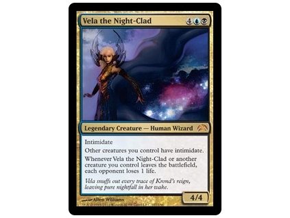 Vela the Night-Clad (Foil NE, Stav Near Mint)