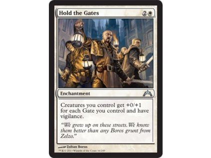 Hold the Gates (Foil ANO, Stav Near Mint)