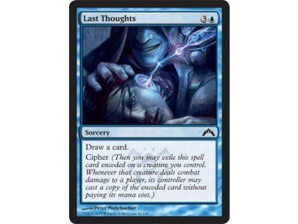Last Thoughts