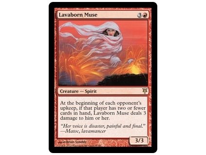 Lavaborn Muse (Foil NE, Stav Near Mint)