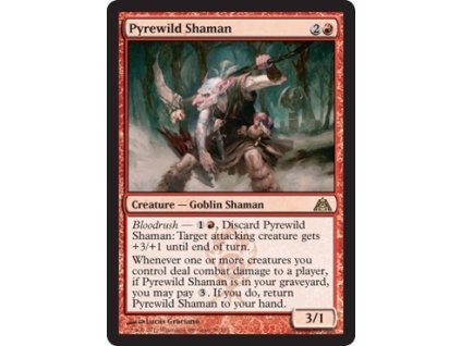 Pyrewild Shaman - NON ENG JAP (Foil NE, Stav Near Mint)
