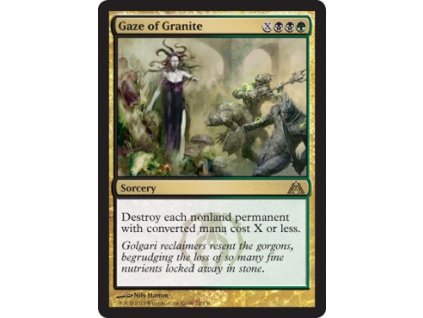 Gaze of Granite - NON ENG JAP (Foil NE, Stav Near Mint)