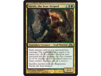 Varolz, the Scar-Striped - NON ENG JAP (Foil NE, Stav Near Mint)