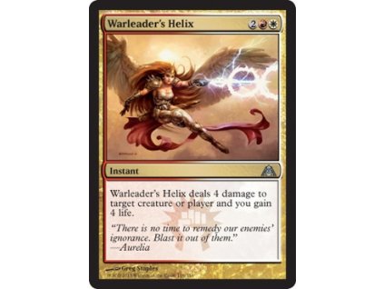 Warleader's Helix - NON ENG JAP (Foil NE, Stav Near Mint)