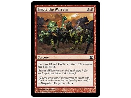 Empty the Warrens (Foil NE, Stav Near Mint)