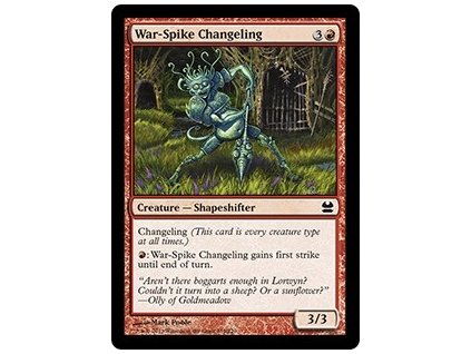 War-Spike Changeling (Foil ANO, Stav Near Mint)