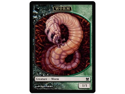 Worm token (Foil NE, Stav Near Mint)