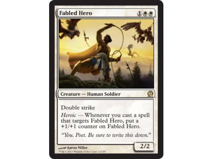 Fabled Hero (Foil NE, Stav Light Played)