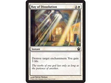 Ray of Dissolution (Foil ANO, Stav Near Mint)