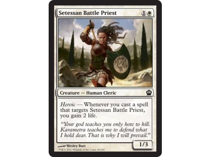 Setessan Battle Priest (Foil ANO, Stav Near Mint)