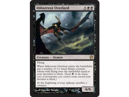 Abhorrent Overlord - SP (Foil ANO, Stav Near Mint)