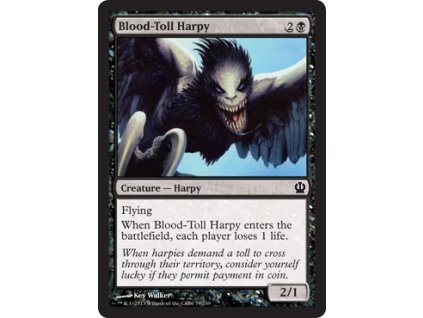 Blood-Toll Harpy (Foil NE, Stav Near Mint)