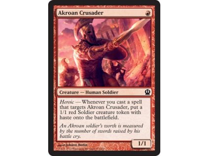 Akroan Crusader (Foil ANO, Stav Near Mint)