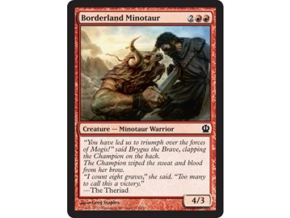 Borderland Minotaur (Foil ANO, Stav Near Mint)